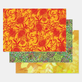 Paisley Pearl, Arcadia en Leafy Sampler Inpakpapier Vel