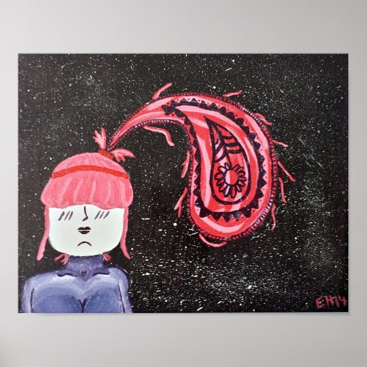 "Paisley Perfect" 11x14 Art Poster (Voorkant)