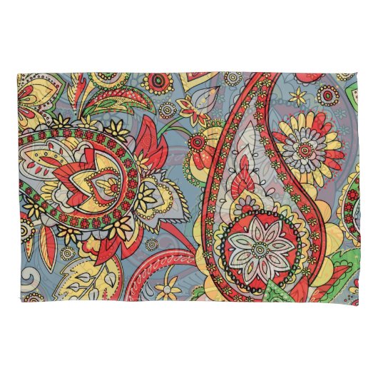 Paisley perfectie: oosters patroon kussensloop (Voorkant)