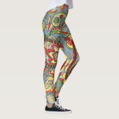 Paisley perfectie: oosters  patroon leggings (Rechts)