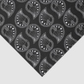 Paisley Petal Rhythm white lines Tissuepapier (Detail)