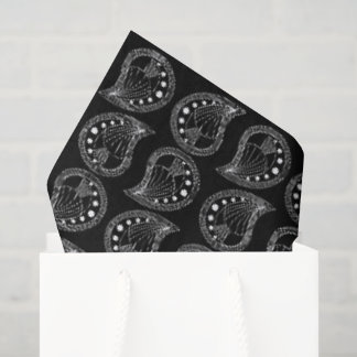 Paisley Petal Ritme witte lijnen Tissuepapier