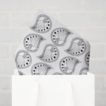 Paisley Petal Ritme zwarte lijnen