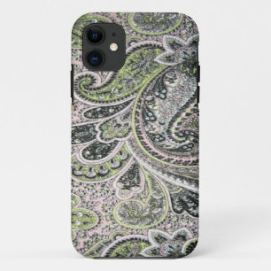  Paisley Pink Sage Hoesje-Mate iPhone 5 iPhone 11 Hoesje