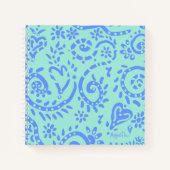 Paisley "Pip" 8,5 x 8,5 inch Spiral Notitieboek (Voorkant)