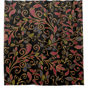 Paisley Plantaardige Blend Douchegordijn