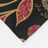 Paisley Plantaardige Blend Fleece Deken (Hoek)