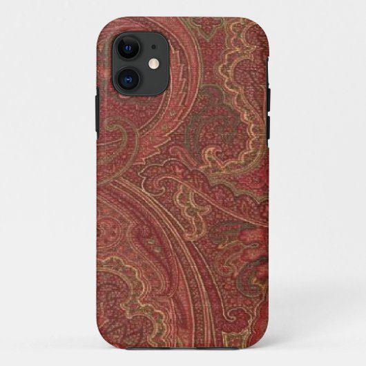 Paisley Plum Olive Gold Hoesje-Mate iPhone 5 Case-Mate iPhone Case (Achterkant)