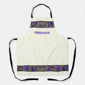 Paisley Polka Dots Schort (Voorkant)