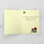 Paisley Poppy Oekrainian Folk Art Kaart (Binnen)