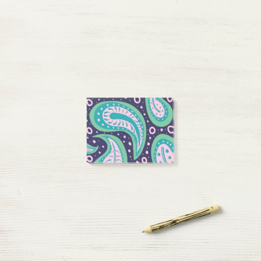 Paisley Post-It Notities Post-it® Notes (Op bureau)