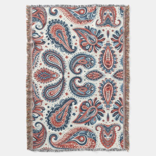 Paisley Pride Deken (Voorkant Verticaal)