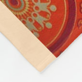 Paisley Print Fleece Blanket (Hoek)