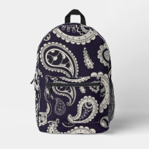 Paisley Print Rugzak