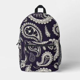 Paisley Print Rugzak