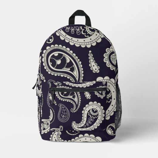 Paisley Print Rugzak (Voorkant)
