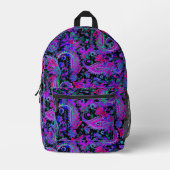 Paisley Psychedelisch Bedrukte Rugzak (Voorkant)