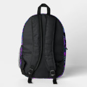 Paisley Psychedelisch Bedrukte Rugzak (Achterkant)