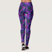 Paisley Psychedelische Broek Leggings (Achterkant)