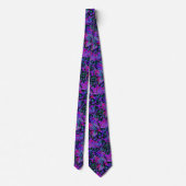 Paisley psychedelische neonkleuren stropdas (Achterkant)