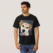 Paisley Pup Painting T-shirt (Voorkant volledig)