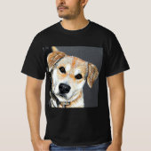 Paisley Pup Painting T-shirt (Voorkant)