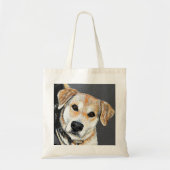Paisley Pup Painting Tote Bag (Voorkant)