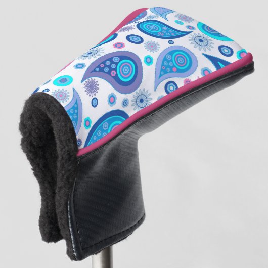  Paisley Putter Hoesje Golfheadcover (3/4 voorkant)