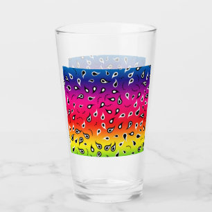 Paisley Rainbow Glas