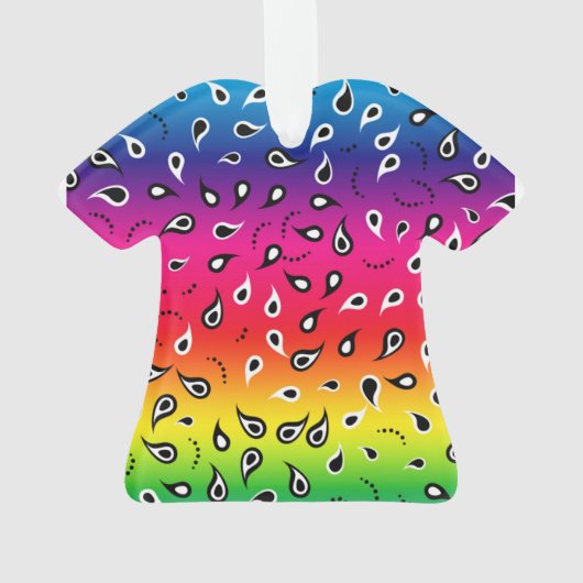 Paisley Rainbow Ornament (achterkant)