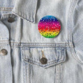 Paisley Rainbow Ronde Button 5,7 Cm (In situ)