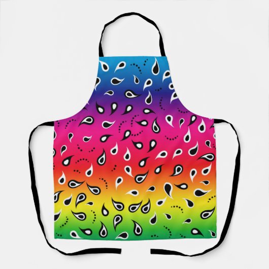 Paisley Rainbow Schort (Voorkant)