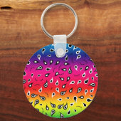 Paisley Rainbow Sleutelhanger (Voorkant)