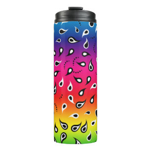 Paisley Rainbow Thermosbeker