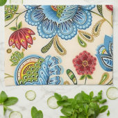 Paisley  Retro Floral Indian Pattern Theedoek (Gevouwen)