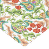 Paisley Rode Frambozen Korte Tafelloper (Hoek)