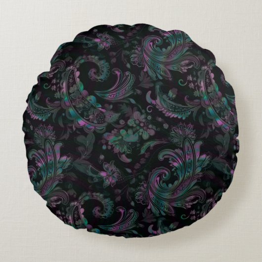 Paisley ronde kussen (Voorkant)