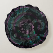 Paisley ronde kussen (Achterkant)