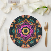 Paisley Roze Bloembloem 6a4