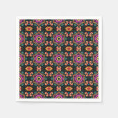 Paisley Roze Bloembloem 6a4 Servet (Voorkant)