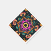 Paisley Roze Bloembloem 6a4 Servet (Hoek)