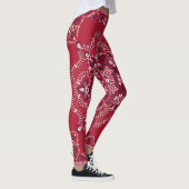 Paisley, schedels, bandana, vierkant ontwerp. leggings (Rechts)