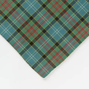 Paisley Scotland District Tartan Fleece Deken