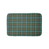 Paisley Scotland Tartan Blauwgroen Patroon Badmat (Voorkant)