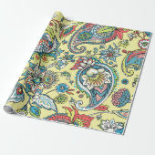 Paisley seamless pattern based on the traditional cadeaupapier (Uitgerold)