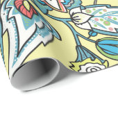 Paisley seamless pattern based on the traditional  cadeaupapier (Rol Hoek)