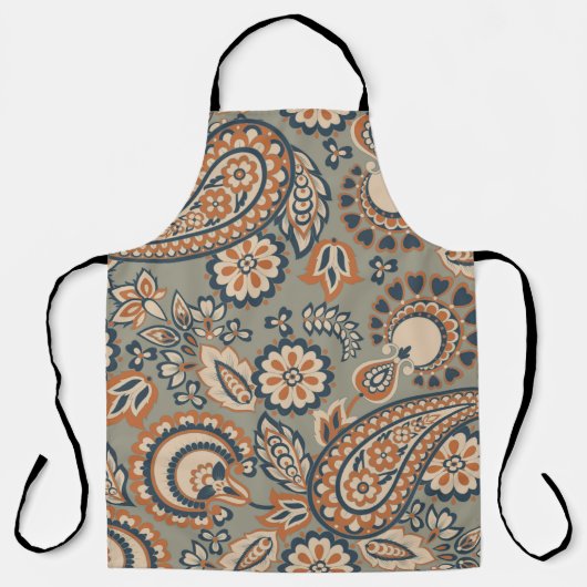 Paisley seamless vintage pattern. Backgrou Schort (Voorkant)