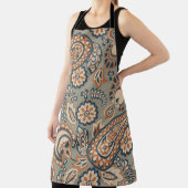 Paisley seamless vintage pattern. Backgrou Schort (Insitu)