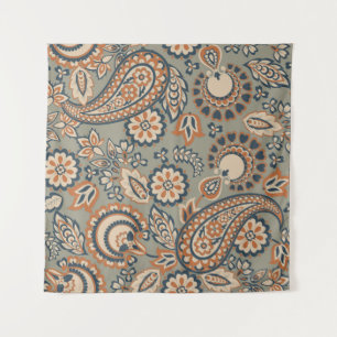 Paisley seamless vintage pattern. Backgrou Wandkleed
