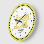 Paisley Sewing Machine Large Clock Grote Klok (Hoek)